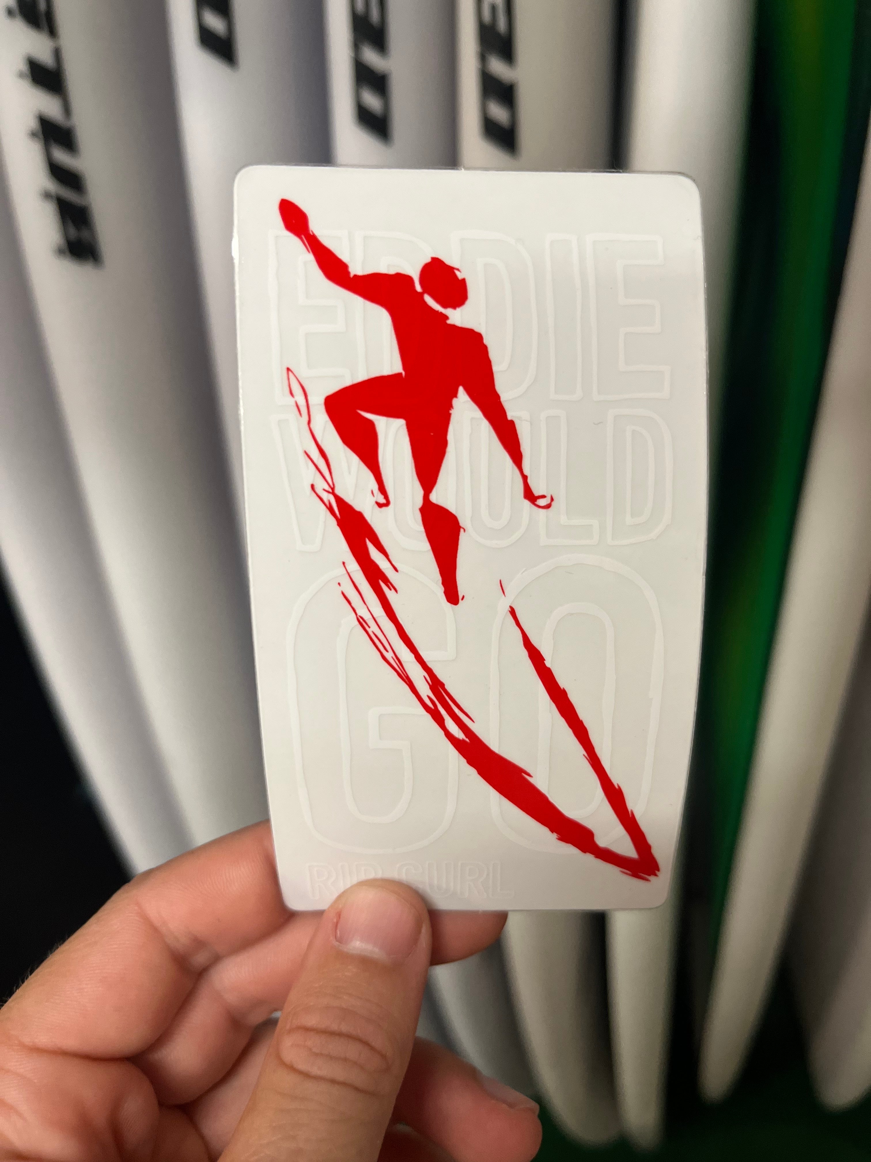 Eddie Would Go Sticker '25 - '26 | Waialua Surf Shop