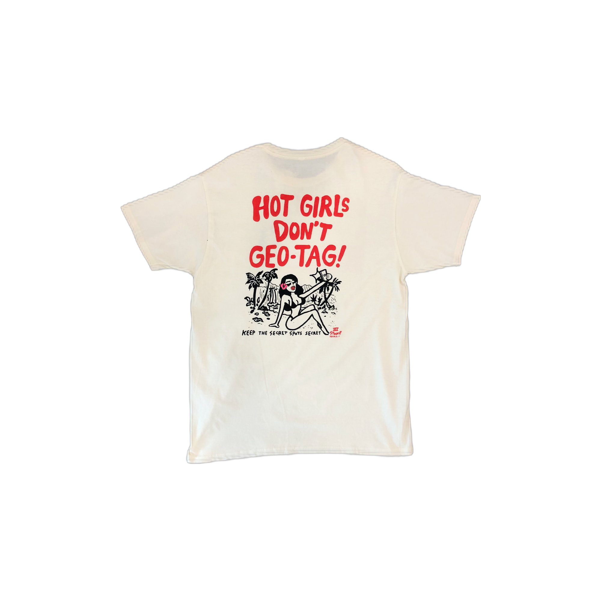 Hot Girls Don't Geo-Tag Tee - Embrace the Secret Surf Spots | 3rd